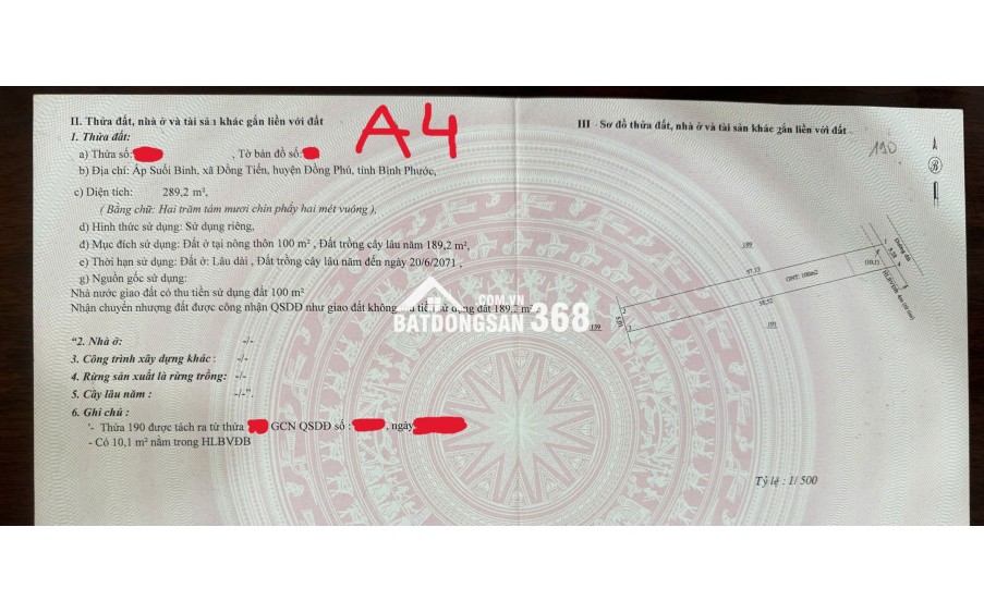 Vốn ban đầu 80 triệu có ngay đất đầu tư tại Đồng Phú - Bình Phước